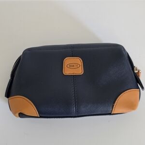 Bric's Navy and Tan Men's Bag